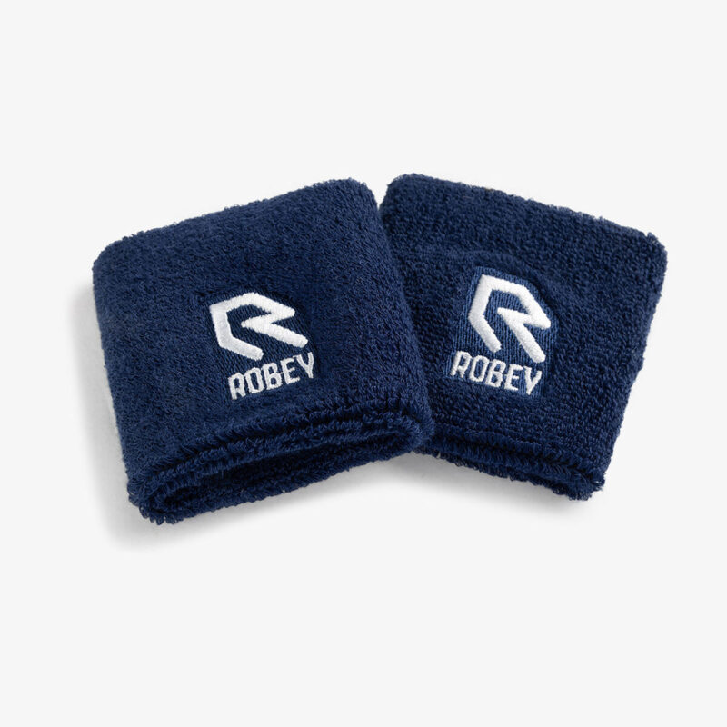 ROBEY Tennis Mixed Double Wristbands NAVY