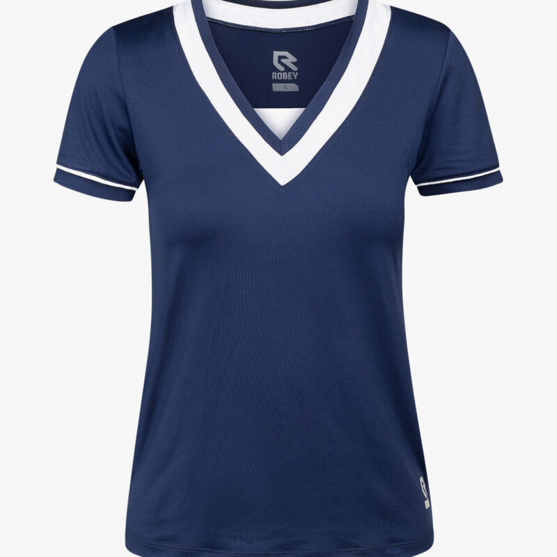 ROBEY TENNIS - PADEL MATCH T-SHIRT NAVY